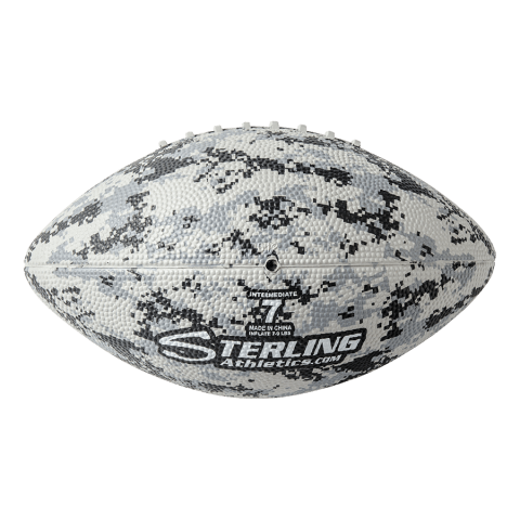 Digital Camo Rubber Camp Football - Black:Grey:Charcoal