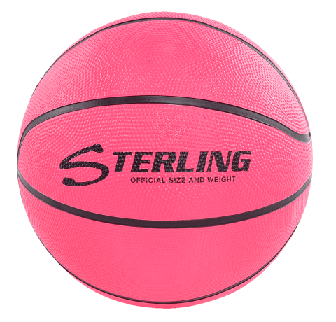 Neon Pink Rubber Camp Ball