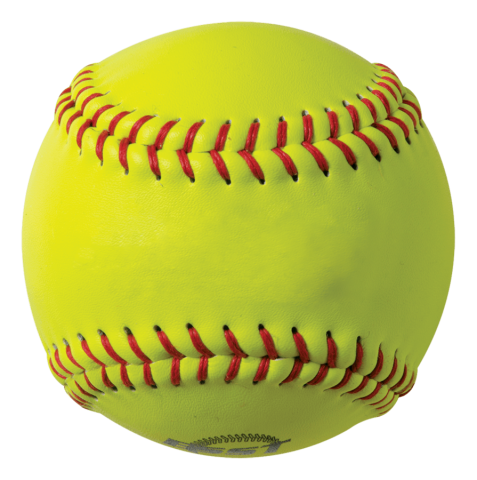 Leather-Softball-Sample-Yellow | Sterling Athletics
