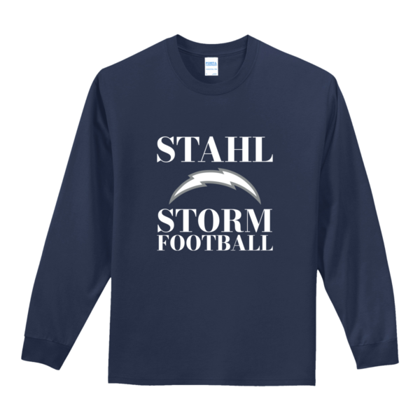 Stahl Football Port & Company® Long Sleeve Essential Tee - Image 2