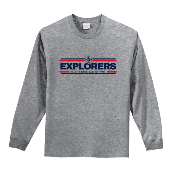 Washington Elementary Port & Company® Long Sleeve Essential Tee - Image 3