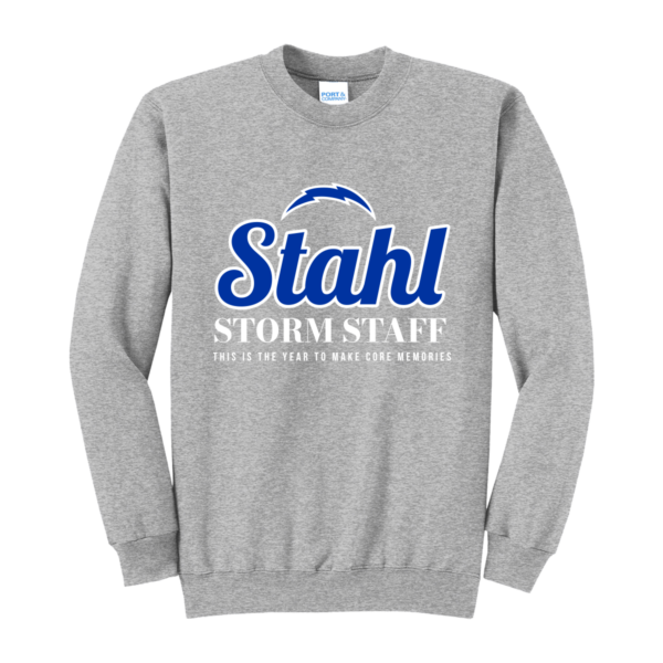 Stahl Jr High Staff Port & Company® Core Fleece Crewneck Sweatshirt