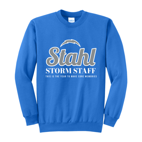 Stahl Jr High Staff Port & Company® Core Fleece Crewneck Sweatshirt - Image 3