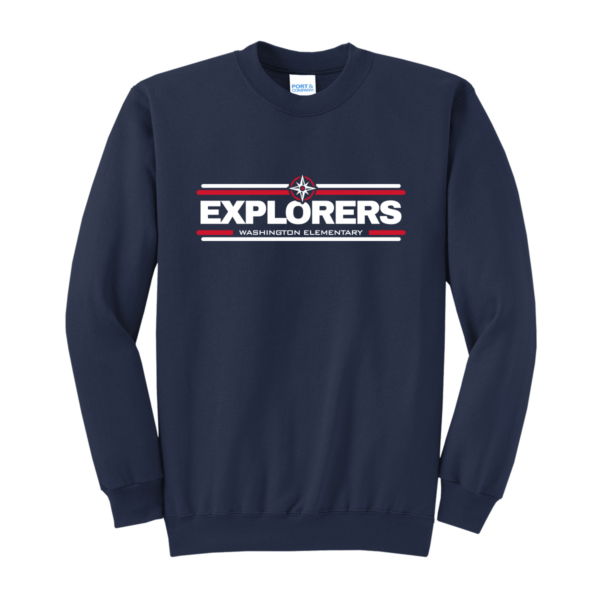 Washington Elementary Port & Company® Core Fleece Crewneck Sweatshirt - Image 2