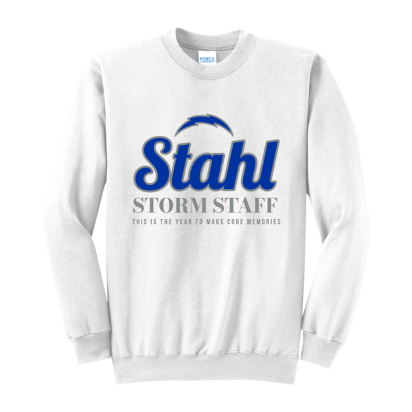 Stahl Jr High Staff Port & Company® Core Fleece Crewneck Sweatshirt - Image 2