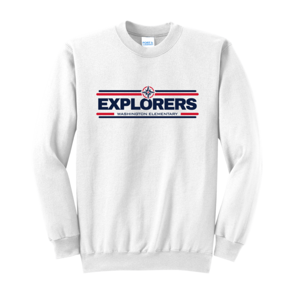 Washington Elementary Port & Company® Core Fleece Crewneck Sweatshirt - Image 4