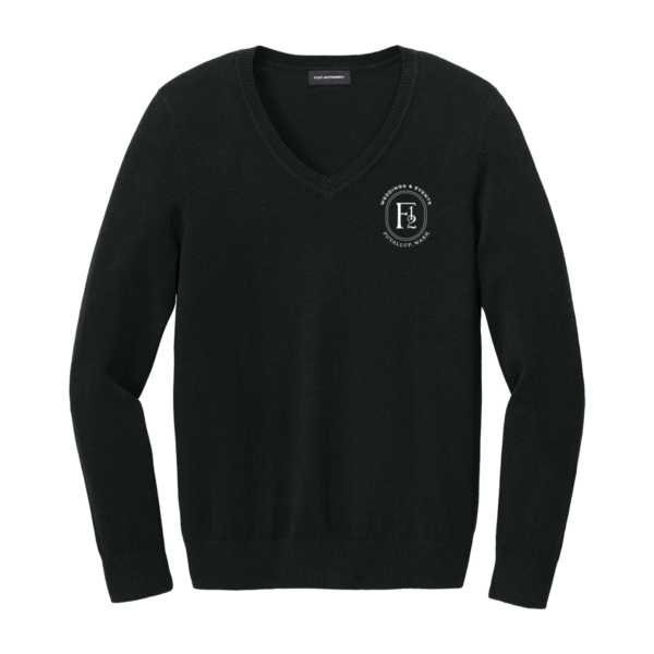 Farm 12 Events Port Authority® Easy Care V-Neck Sweater - Image 2