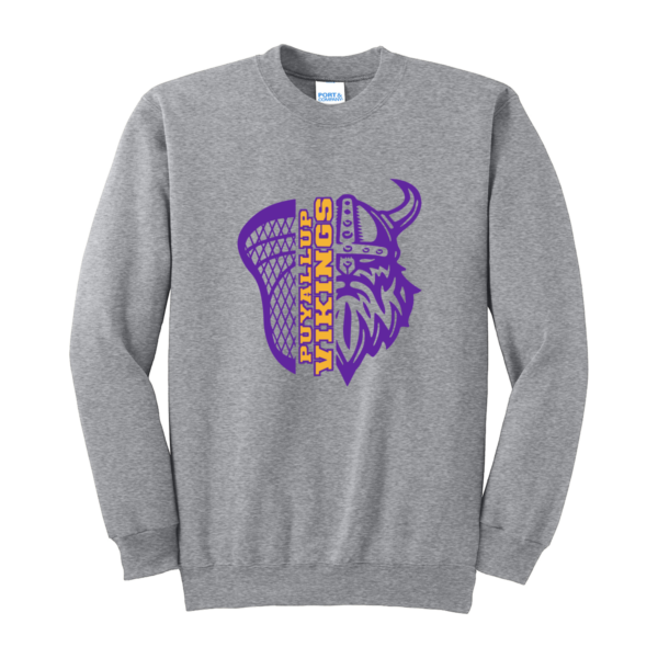 Vikings Lax Port & Company® Essential Fleece Crewneck Sweatshirt - Image 3