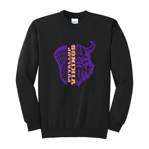 Vikings Lax Port & Company® Essential Fleece Crewneck Sweatshirt - Image 2