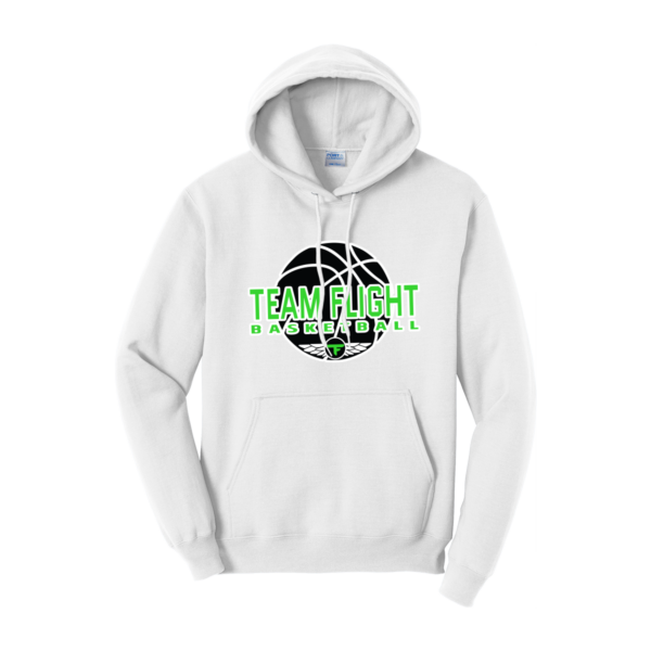 Team Flight Port & Company® Core Fleece Pullover Hooded Sweatshirt - Image 3